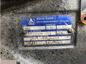 Mando final para Maquinaria agrícola Fendt 922 - Zwolnica: foto 2