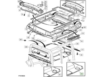 Cabina e interior JOHN DEERE