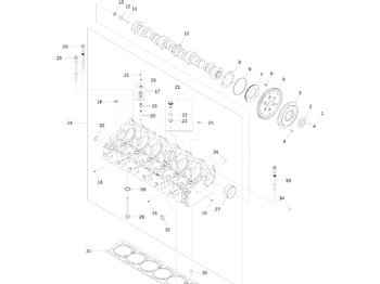Motor y piezas JOHN DEERE