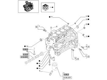 Bloque de cilindros NEW HOLLAND