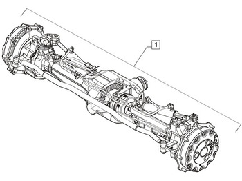 Eje delantero NEW HOLLAND