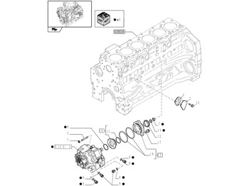 Cojinete de motor NEW HOLLAND