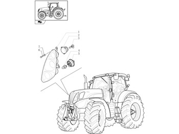 Faro delantero NEW HOLLAND
