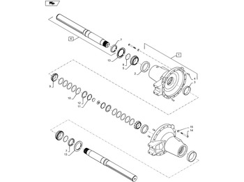 Eje posterior NEW HOLLAND