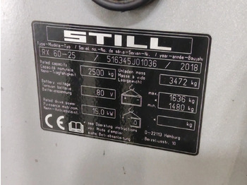 Carretilla elevadora eléctrica STILL RX60-25: foto 5