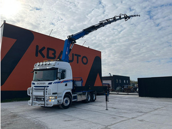 Camión caja abierta SCANIA G 490