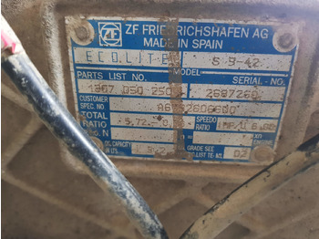 Caja de cambios y piezas para Camión MB Gearbox S5-42: foto 2
