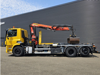 Camión multibasculante, Camión grúa DAF CF 330 6x2-4 / PALFINGER CRANE + HOOKLIFT: foto 3