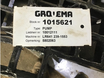 Bomba hidráulica LIEBHERR