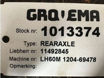 Eje y piezas Liebherr Rearaxle: foto 5
