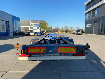 Semirremolque portacontenedore/ Intercambiable TURBO'S HOET 40 FT / BPW + Disc / 1x Lift Axle / 4690 KG!: foto 2