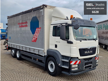 Camión grúa, Camión lona MAN TGS 26.360 / Palfinger PK 22002EH / Lenkachse MAN TGS 26.360 / Palfinger PK 22002EH / Lenkachse: foto 5