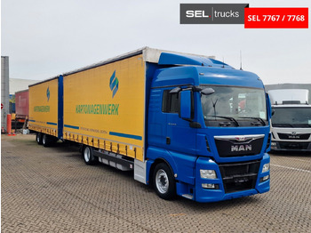 Camión lona MAN TGX 18.440 4X2 LL-U /Intarder/Hubdach/Durchlade: foto 3