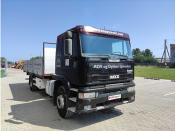 Camión caja abierta Iveco Eurotech 190E35 flatbed truck: foto 2