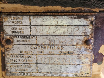Motor para Maquinaria de construcción Caterpillar 3306DI Grader Spec Engine (Plant): foto 2