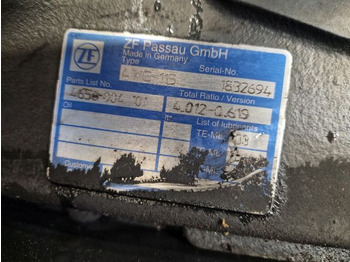 Caja de cambios ZF Industrial 4WG-115 Gearbox: foto 2 Caja de cambios ZF Industrial 4WG-115 Gearbox: foto 2