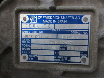 Caja de cambios para Camión Mercedes-Benz A 673 260 43 00 TRANSMISSIE ZF S5-42 ATEGO: foto 5