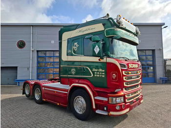 Cabeza tractora Scania R580 V8 / ONLY:478179KM / HYDRAULICS / LEATHER / AUTOMATIC / EURO-6 / 2016: foto 2