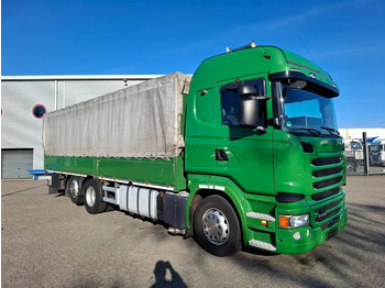 Camión lona Scania R410 / GERMAN TRUCK / RETARDER / LIFT+LENKACHSE / SLIDING ROOF / SMART TACHO / PARK AIRCO / NAVI / LWDS / AUTOMATIC / EURO-6 / 2: foto 2 Camión lona Scania R410 / GERMAN TRUCK / RETARDER / LIFT+LENKACHSE / SLIDING ROOF / SMART TACHO / PARK AIRCO / NAVI / LWDS / AUTOMATIC / EURO-6 / 2: foto 2