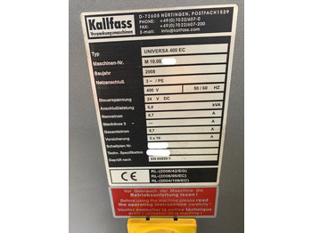 Máquina de embalaje Sealing machine series packer Kallfass Universa EC with shrink tunnel Compact 650 SEC: foto 2