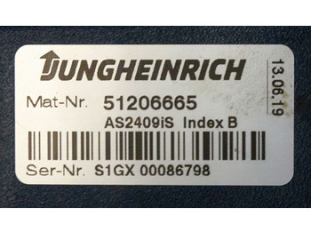 Unidad de control para Equipo de manutención Jungheinrich 51206665 | Rij/hef regeling Drive/lift controller AS2409 i S Index: foto 2 Unidad de control para Equipo de manutención Jungheinrich 51206665 | Rij/hef regeling Drive/lift controller AS2409 i S Index: foto 2