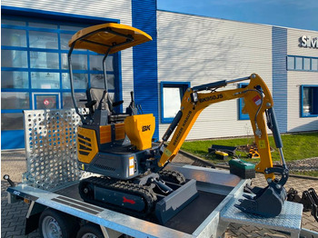 Miniexcavadora, Remolque Minibagger BK950JS + Tieflader + Zubehör *INKL.19% MWST*BERGER KRAUS*JOYSTICK*SOFORT!*: foto 5