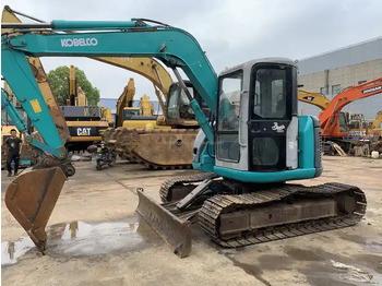 Miniexcavadora Good Condition Used Excavator Sk75-8 With Original Parts Cheap Japan Original Kobelco brand  sk75 sk75-8 sk75-sr on sale: foto 4