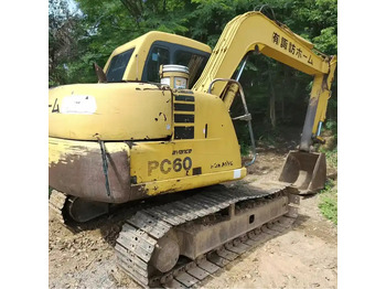Excavadora Used Japan Original Secondhand Komatsu PC56-7 PC60-8 PC70-8 Mini Digger Crawler Excavator: foto 2