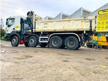 Camión volquete, Camión grúa RENAULT KERAX 8x4 520 BIBENNE CIF GRUE CORMACH: foto 3 Camión volquete, Camión grúa RENAULT KERAX 8x4 520 BIBENNE CIF GRUE CORMACH: foto 3