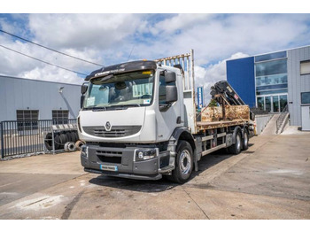 Camión caja abierta RENAULT Premium Lander