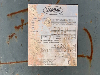 Pinza de manipulación para Maquinaria de construcción U.EMME 300H: foto 3