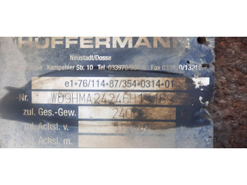 Remolque multilift/ Portacontenedores de cadenas Huffermann HMA2424 3 Achser: foto 5 Remolque multilift/ Portacontenedores de cadenas Huffermann HMA2424 3 Achser: foto 5