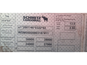 Semirremolque lona Schmitz Cargobull SCS 24 Plane Spriegel: foto 5