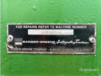 Pavimentadora de asfalto 1987 Barber-Greene BG 730 Road Widener: foto 3