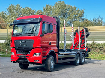Camión forestal, Camión grúa MAN TGX 33.510 6X4 BL Euro6e  EPSILON 150 Z: foto 2