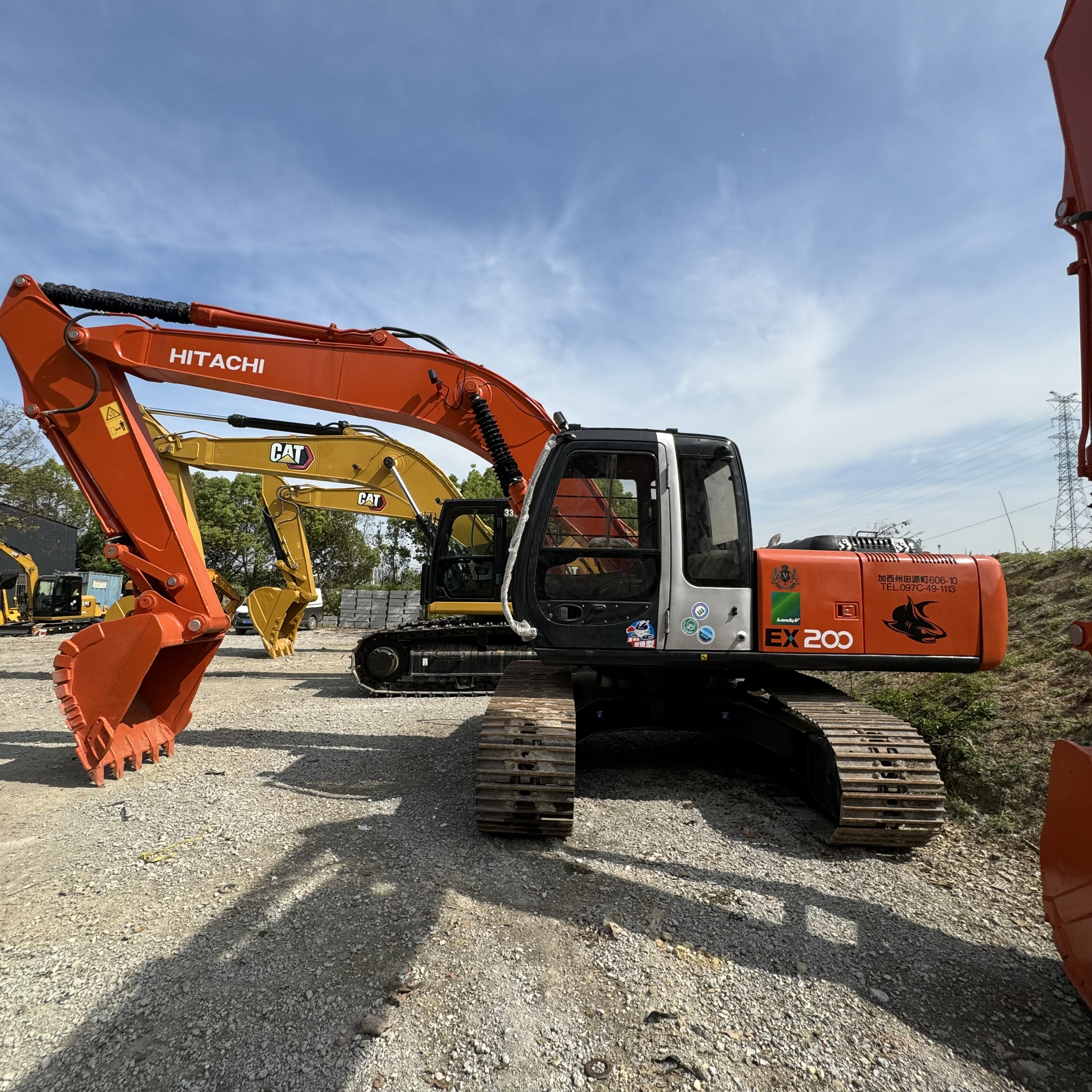 Excavadora de cadenas HITACHI ZX200
