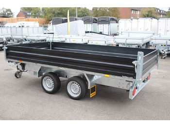 Remolque volquete Humbaur HTK 3500.37 Stahl Dreiseitenkipper Parabelfeder: foto 3