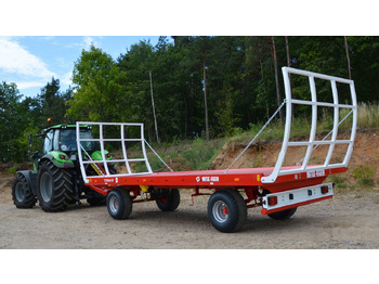 Remolque plataforma agrícola nuevo Metal-Fach Przyczepa platformowa do bel dwuosiowa T014/2 - 9t: foto 3