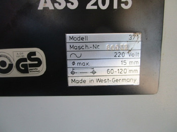 Máquina de impresión ZWEISPINDELBOHRMASCHINE STAGO ASS 2015: foto 4