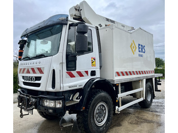 Camión con plataforma elevadora IVECO EuroCargo 150E