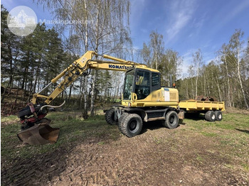 Excavadora de ruedas KOMATSU PW160