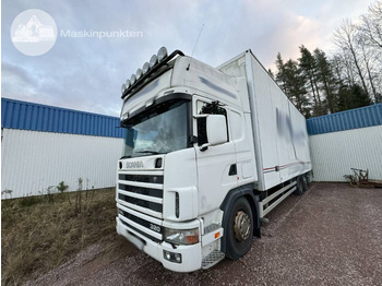 Camión caja cerrada SCANIA R114