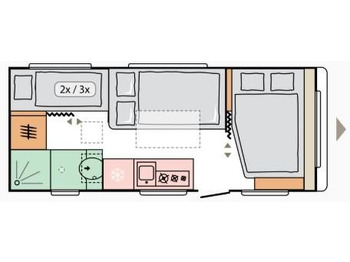 Caravana Adria Altea 60Y 552 PK*Fußboden-Temp*Eingangstür Fenst: foto 5