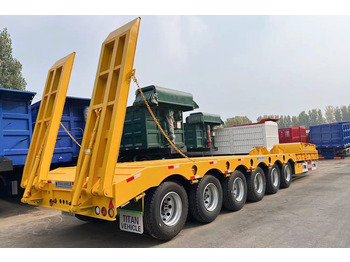 Semirremolque góndola rebajadas para transporte de equipos pesados nuevo TITAN Hydraulic Low Bed Trailer for Sale in Kenya: foto 2