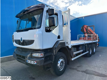 Camión caja abierta, Camión grúa Renault Kerax 380 Dxi 6X4, EURO 6, Retarder, Palfinger, Remote: foto 3