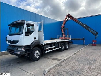 Camión caja abierta, Camión grúa Renault Kerax 380 Dxi 6X4, EURO 6, Retarder, Palfinger, Remote: foto 2