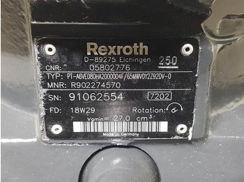 Hidráulica para Maquinaria de construcción nuevo Bomag 05802776-Rexroth A6VE080HA-Drive motor/Fahrmotor: foto 5 Hidráulica para Maquinaria de construcción nuevo Bomag 05802776-Rexroth A6VE080HA-Drive motor/Fahrmotor: foto 5