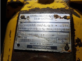 Hidráulica Hydromatik A6VM107DA/60W -Zeppelin ZL10B - Drive motor: foto 3
