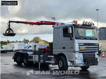 Leasing de DAF XF105.410 XF 6X2 NL-Truck HMF 1643 Z2 Crane 24T Container system Lift+Steering-Axle Euro 5 DAF XF105.410 XF 6X2 NL-Truck HMF 1643 Z2 Crane 24T Container system Lift+Steering-Axle Euro 5: foto 3