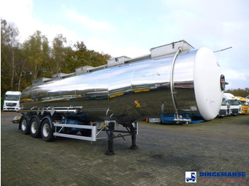 Semirremolque cisterna Magyar Chemical tank inox L4BH 32.8 m3 / 1 comp: foto 2
